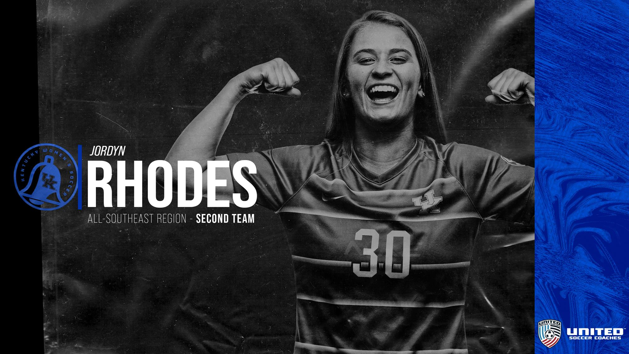 Jordyn Rhodes Selected to United Soccer Coaches All-Southeast Region Team