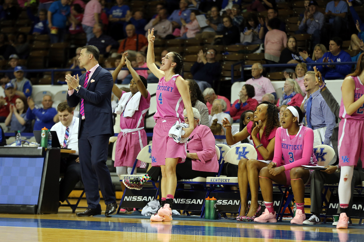 Maci Morris

The University of Kentucky women's basketball beat Arkansas on Thursday, February 15, 2018 at Memorial Coliseum.

Photo by Britney Howard | UK Athletics