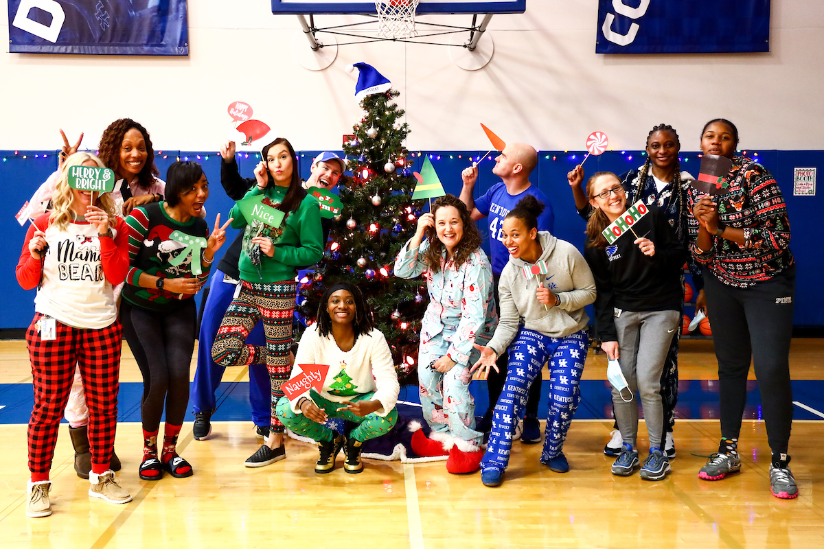 Staff. 

Kentucky WBB Christmas Party.

Photo by Eddie Justice | UK Athletics
