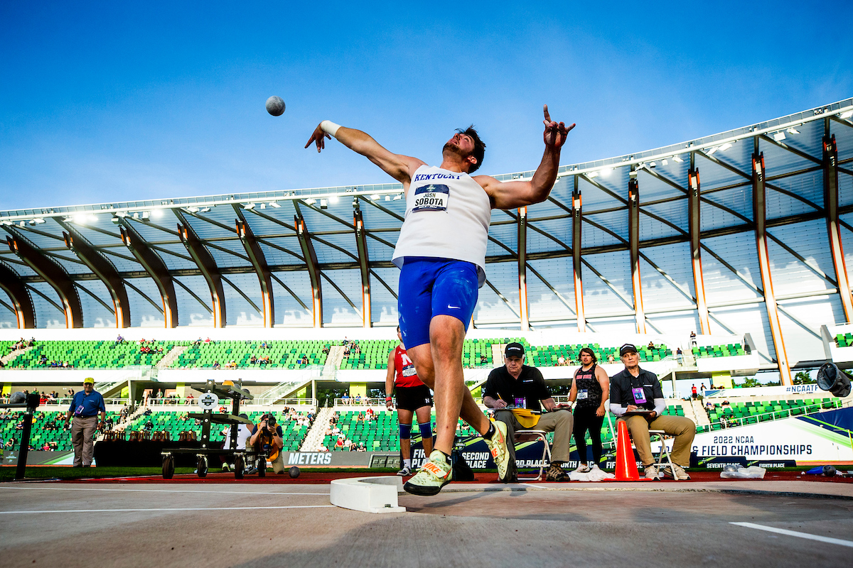 Josh Sobota.

Day one. NCAA Track and Field Outdoor Championships.

Photo by Chet White | UK Athletics
