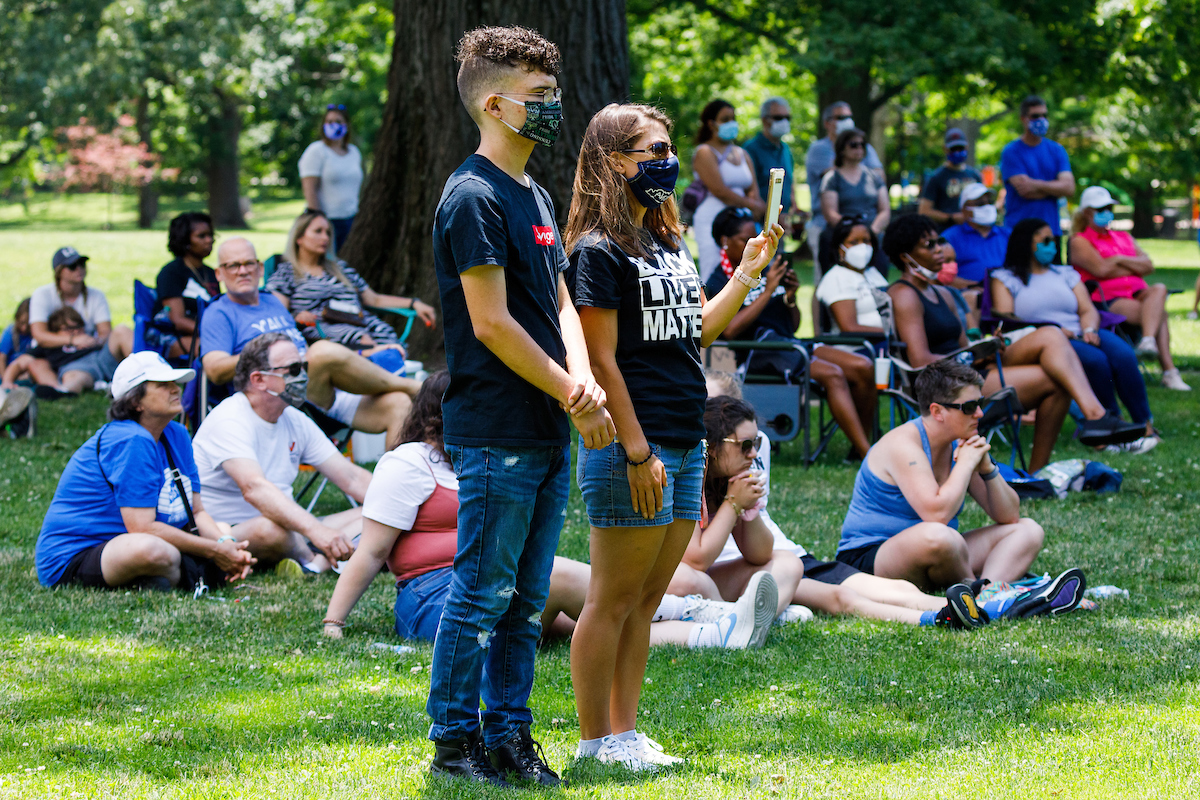 Walk Forward Lexington.

Photo by Elliott Hess | UK Athletics