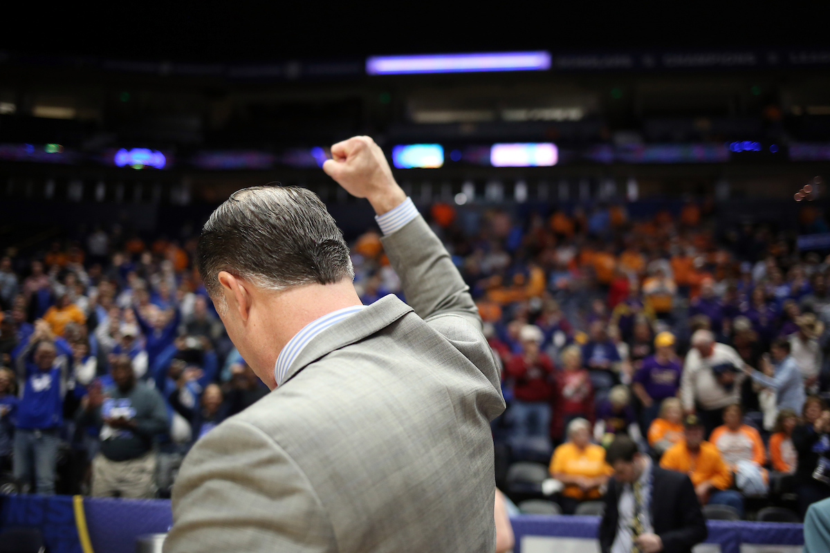 Matthew Mitchell

The University of Kentucky women's basketball team beat Alabama in the SEC Tournament on Thursday, March 1, 2018 at Bridgestone Arena in Nashville, TN.

Photo by Britney Howard | UK Athletics