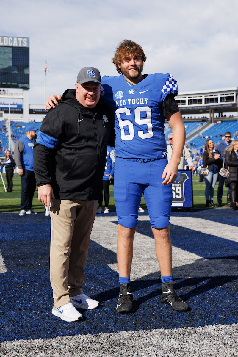 Collin Hartmann.

Kentucky beat New Mexico State 56-16.

Photo by Elliott Hess | UK Athletics