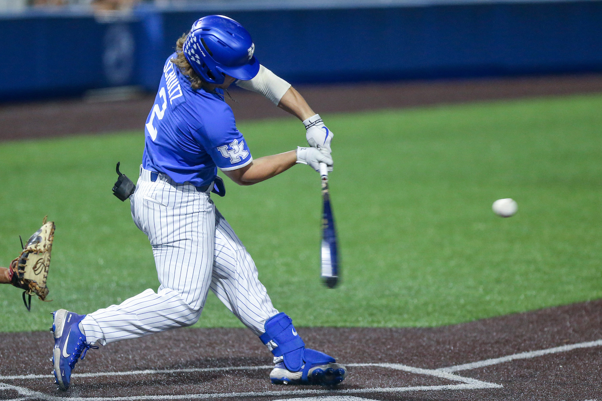 Austin Schultz.

Kentucky beats EKU 7 - 6.

Photo by Sarah Caputi | UK Athletics