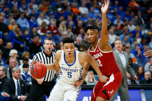 Kevin Knox.

The University of Kentucky men's basketball team beat Alabama 86-63 in the semifinals of the 2018 SEC Men's Basketball Tournament at Scottrade Center in St. Louis, Mo., on Saturday, March 10, 2018.

Photo by Chet White | UK Athletics