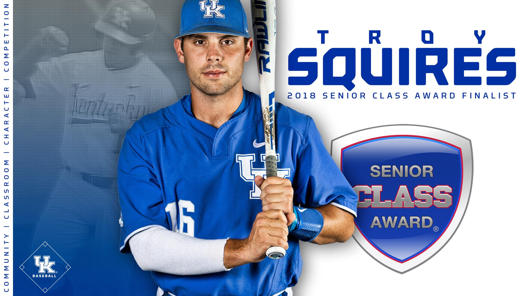 Troy Squires Named Finalist for 2018 Senior CLASS Award