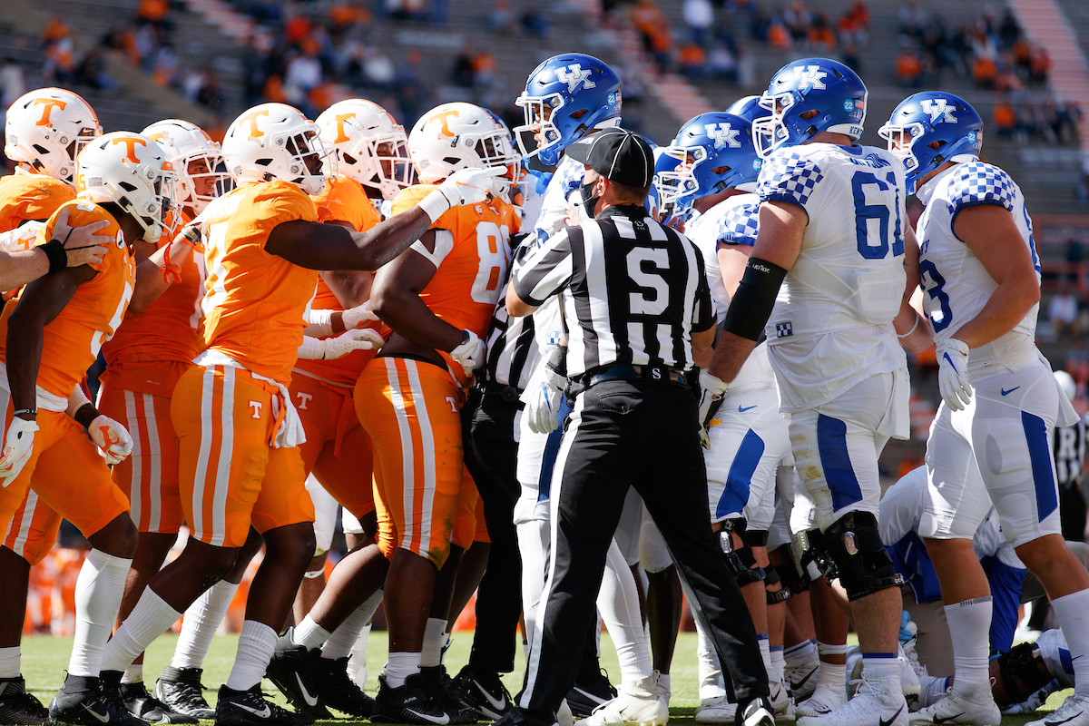 Kentucky beats Tennessee, 34-7.

Photo by Elliott Hess | UK Athletics