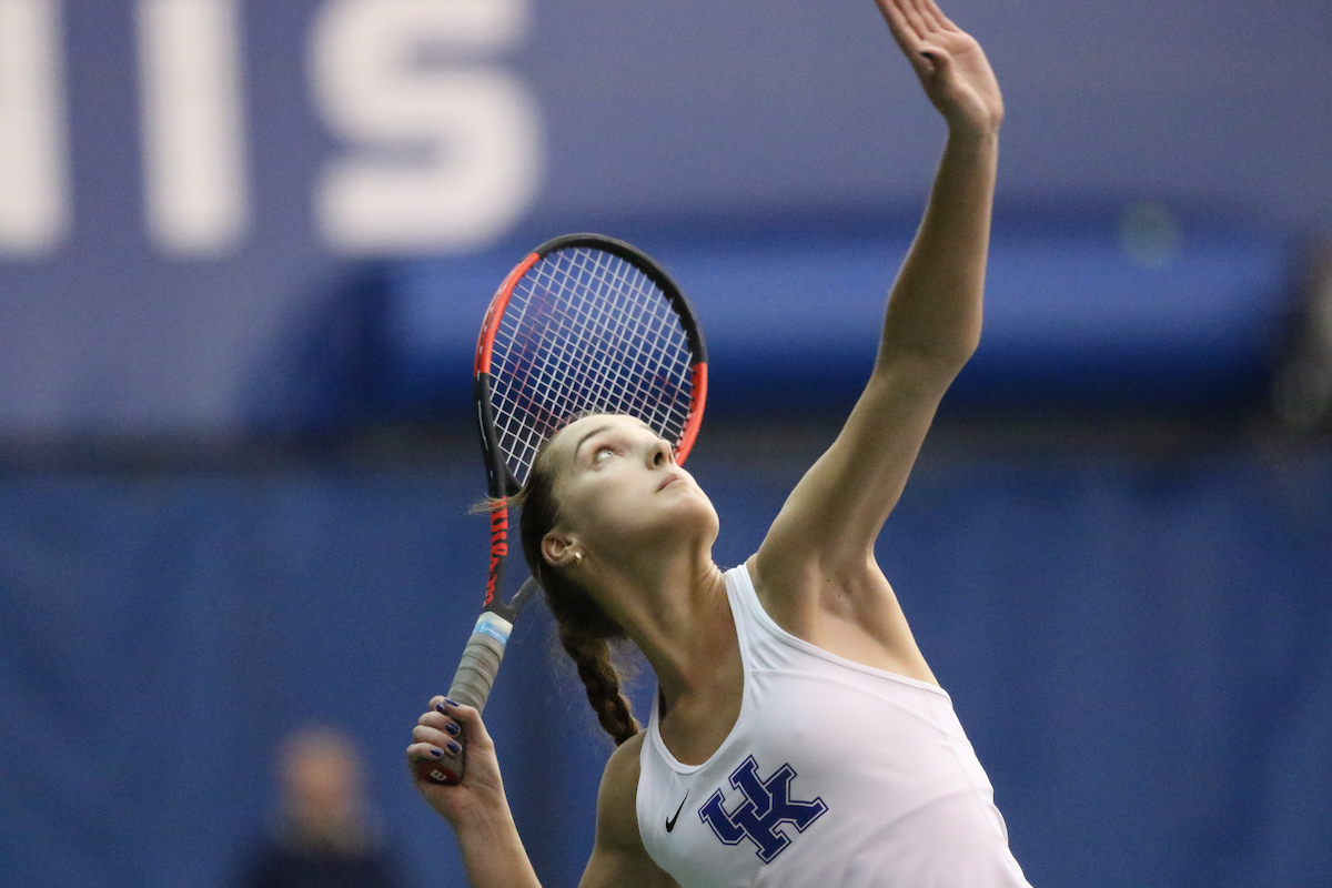 UK Women's Tennis in action against NC State on Saturday, January 27, 2018 at the Hilary J. Boone Tennis Center in Lexington, Ky.

Photos by Noah J. Richter | UK Athletics