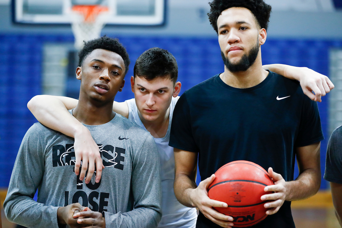 Ashton Hagans. Tyler Herro. EJ Montgomery.

Practice and pressers. 

Photo by Chet White | UK Athletics