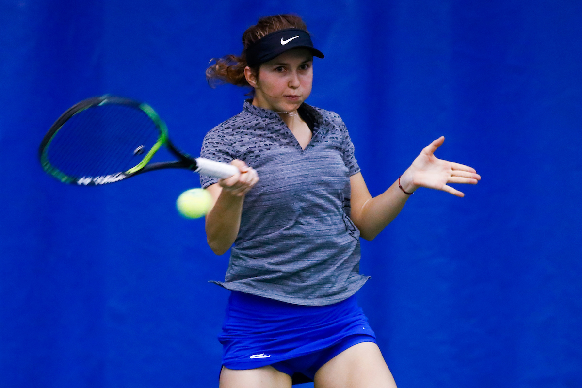 Justina Mikulskyte.

Kentucky beats South Florida 4-0.

Photo by Hannah Phillips | UK Athletics