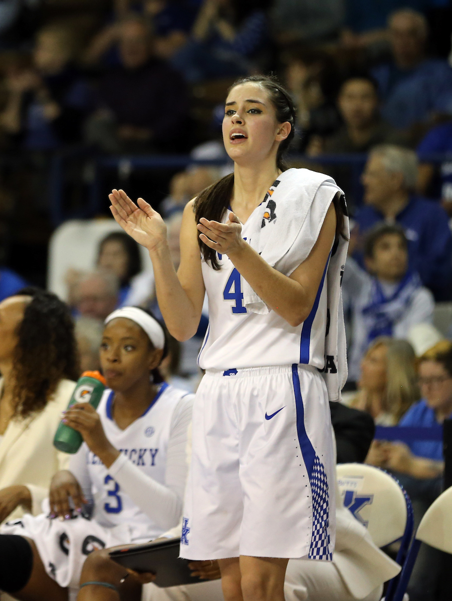 Maci Morris

The University of Kentucky women's basketball team falls to Mississippi State on Senior Day on Sunday, February 25, 2018 at the Memorial Coliseum.

Photo by Britney Howard | UK Athletics