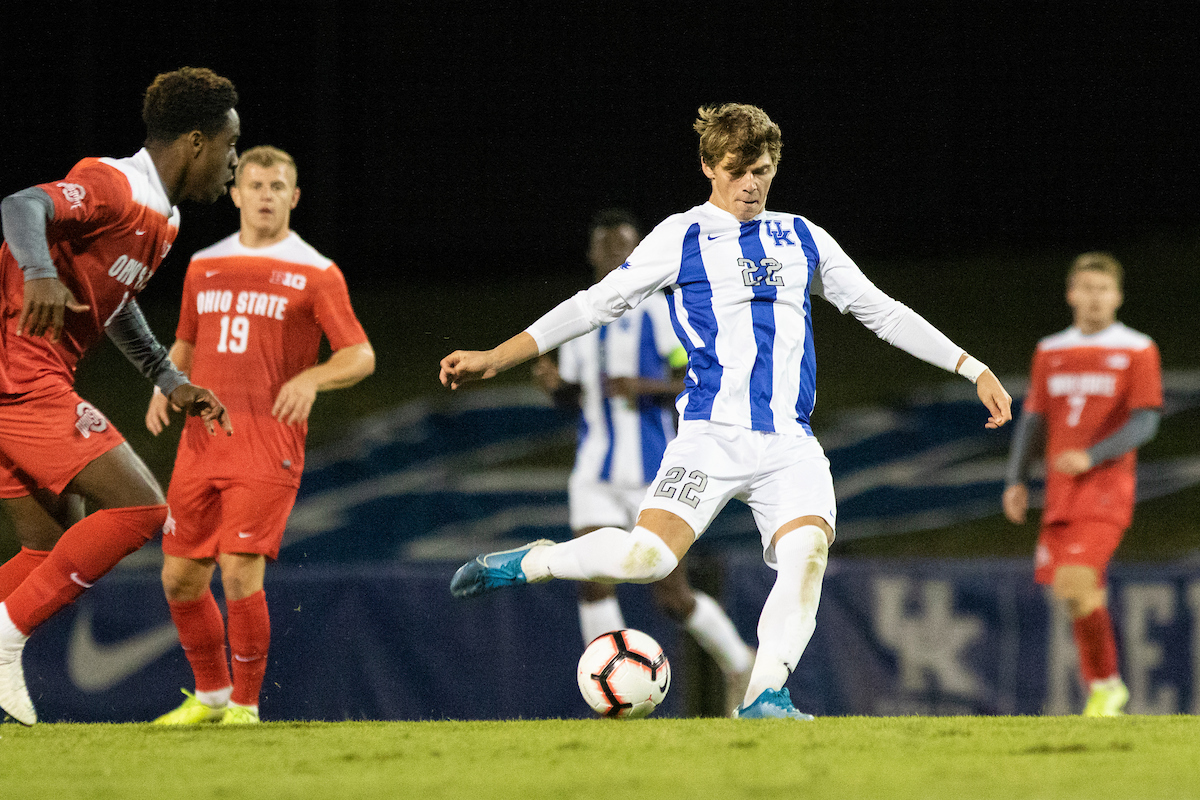 Jansen Wilson.

Kentucky defeats Ohio State University 2-1.

Photo by Grace Bradley | UK Athletics