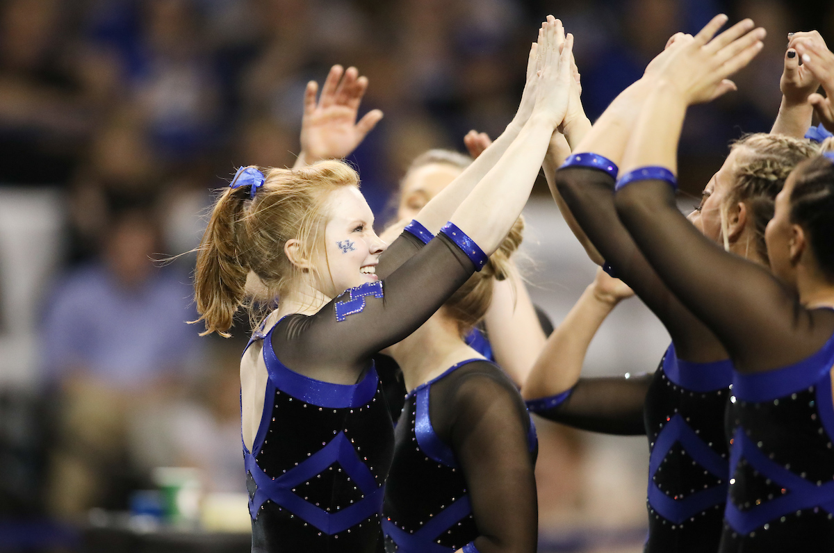 SIDNEY DUKES.

The University of Kentucky gymnastics team defeats Missouri on Friday, February 23, 2018 at Memorial Coliseum in Lexington, Ky.

Photo by Elliott Hess | UK Athletics
