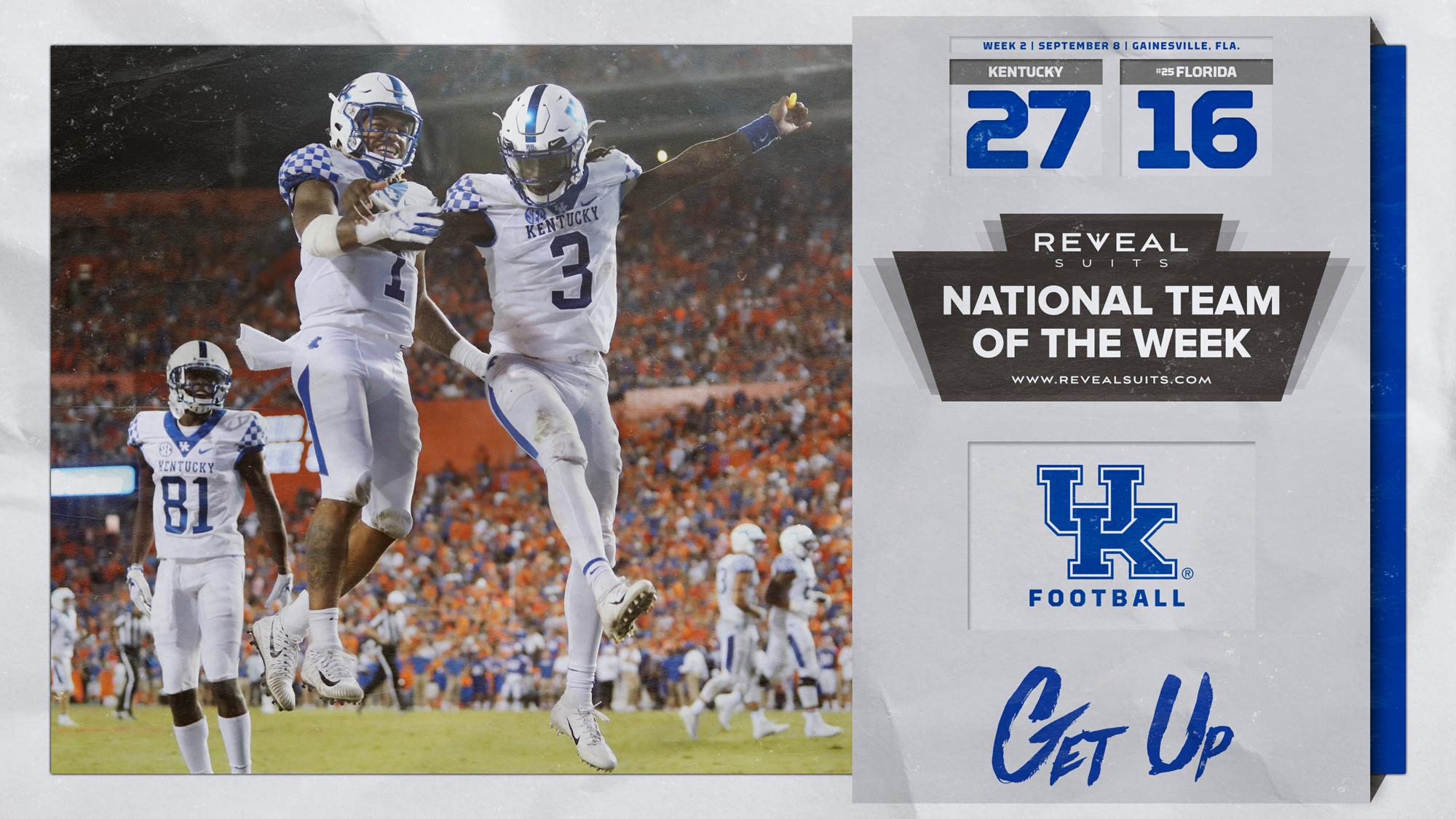 Kentucky Named Reveal Suits National Team of the Week