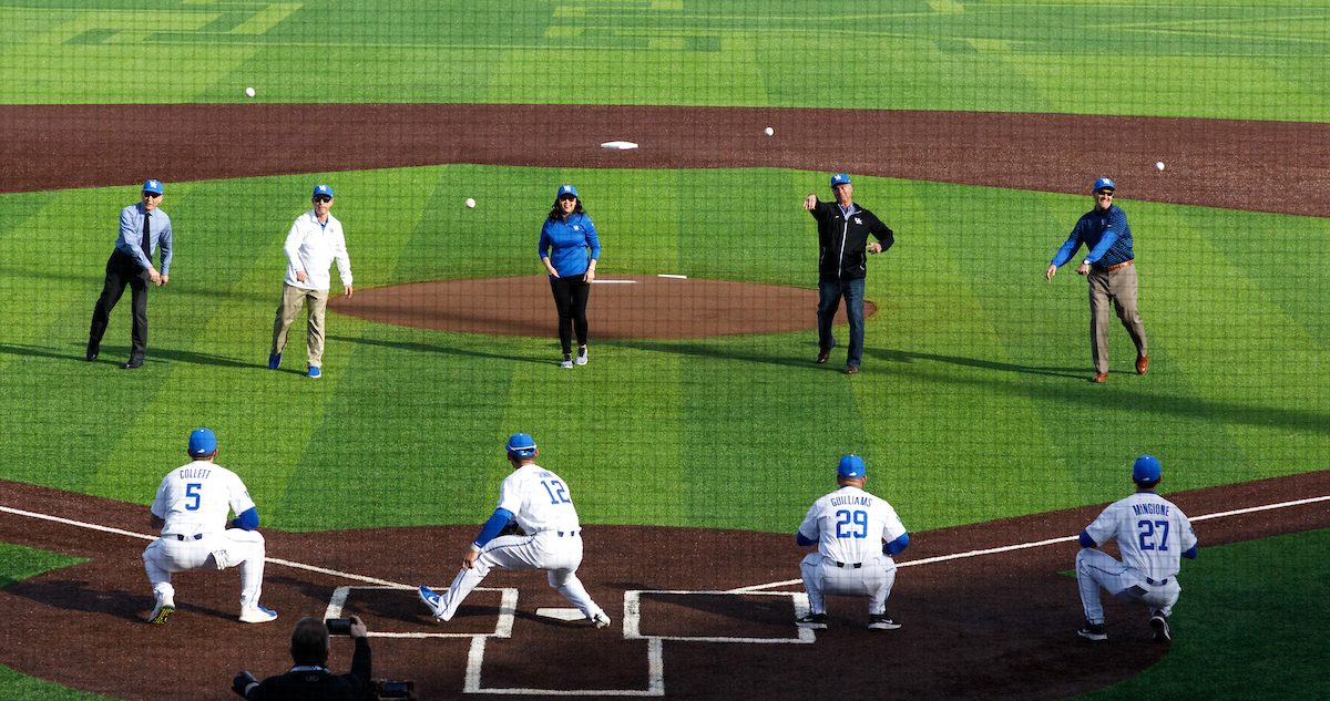 Kentucky baseball defeated EKU 7-3 on opening day at Kentucky Proud Park. 

Photo by Elliott Hess | UK Athletics