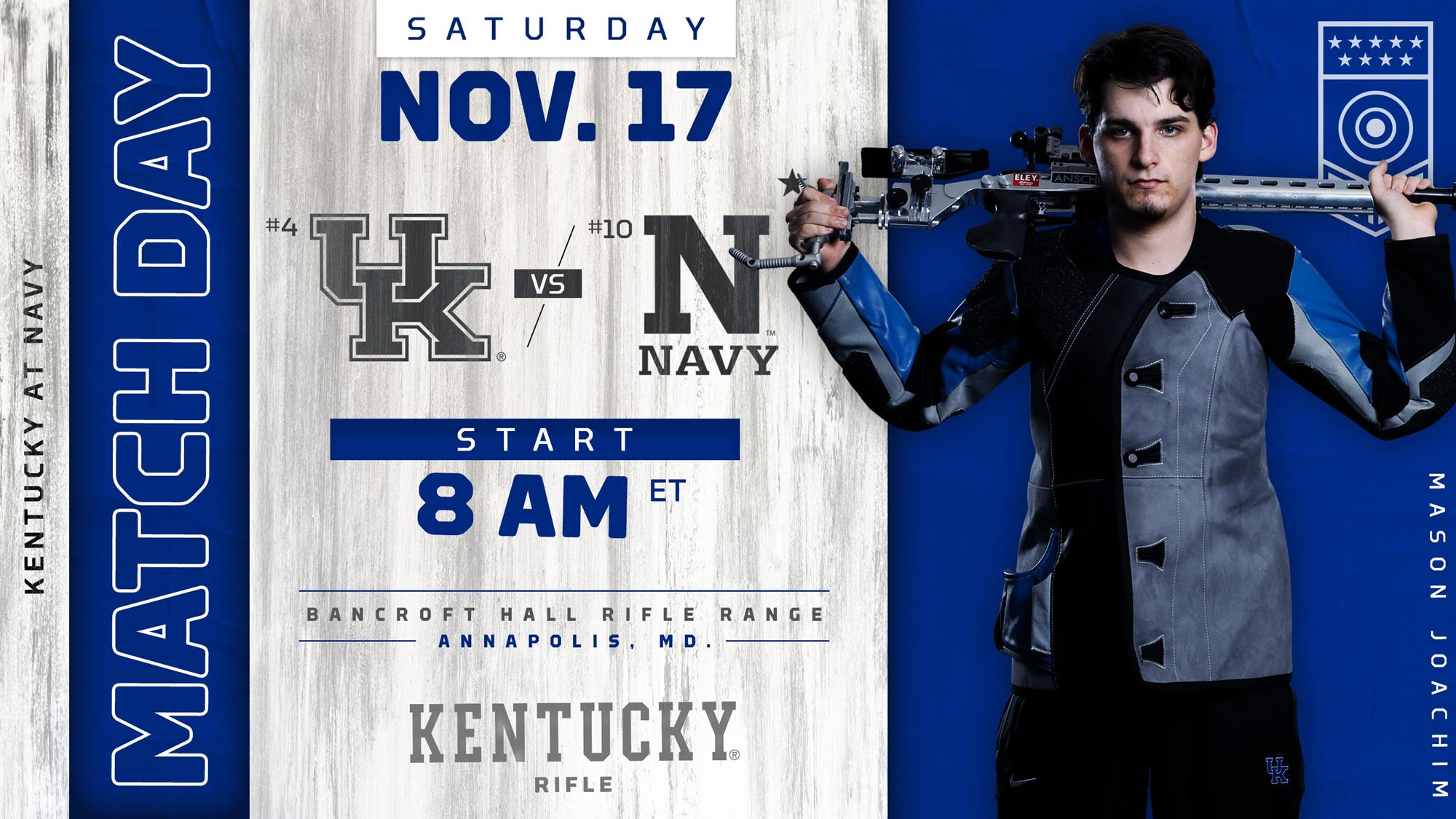 Kentucky Rifle Concludes Fall Season Saturday at Navy