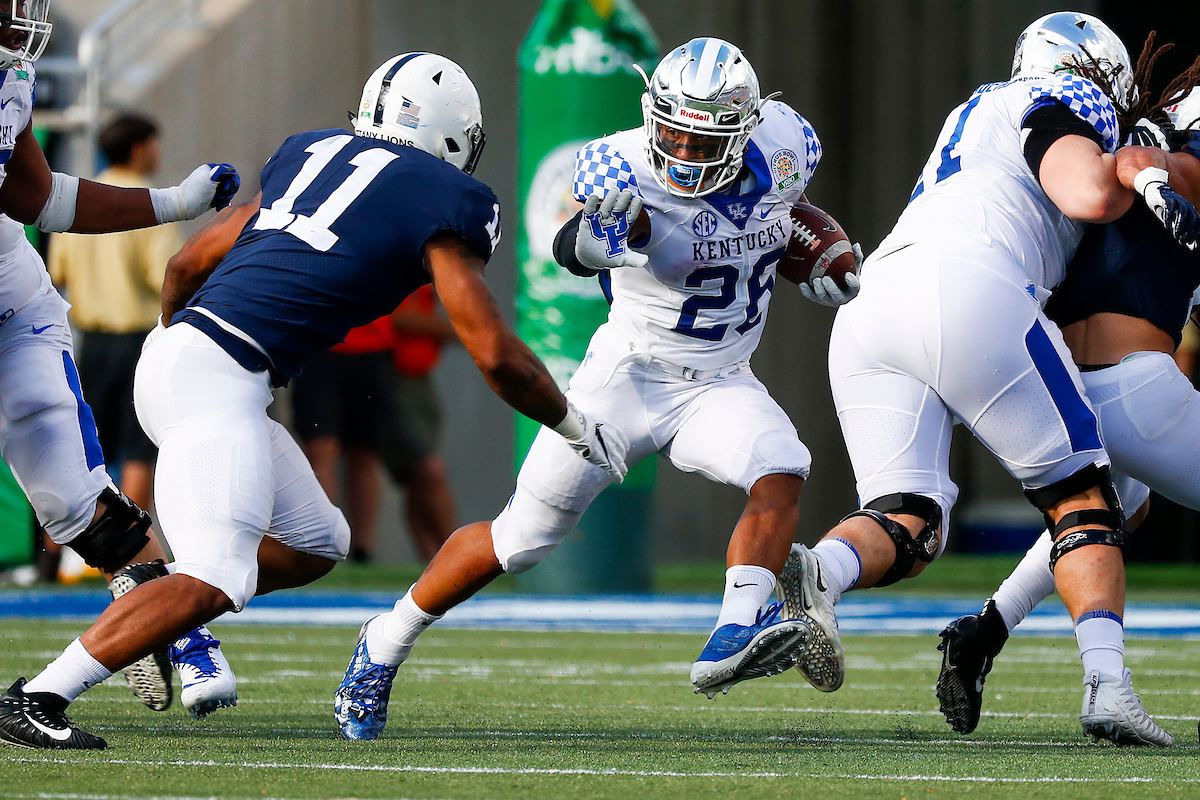 Benny Snell.

The UK football team beat Penn State27-24 in the Citrus Bowl.

Photo by Chet White | UK Athletics