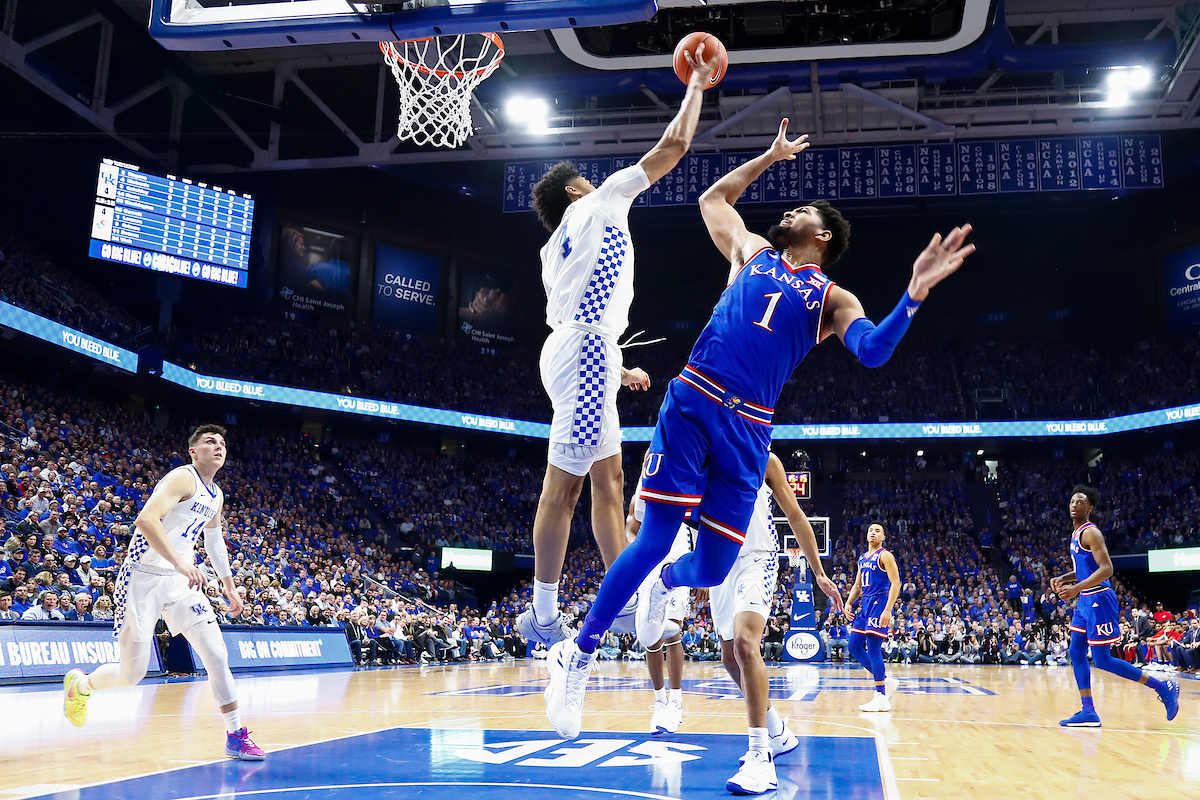 Nick Richards.

The UK men's basketball team beat Kansas 71-63 at Rupp Arena on Saturday, January 26, 2019.

Photo by Chet White| UK Athletics