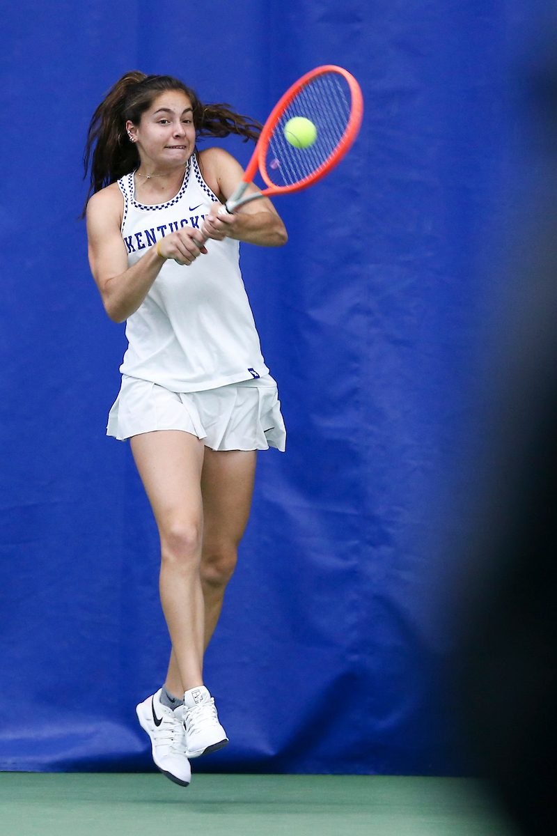 Fiona Arrese.

Kentucky loses to Vanderbilt 6-1.

Photo by Grace Bradley | UK Athletics