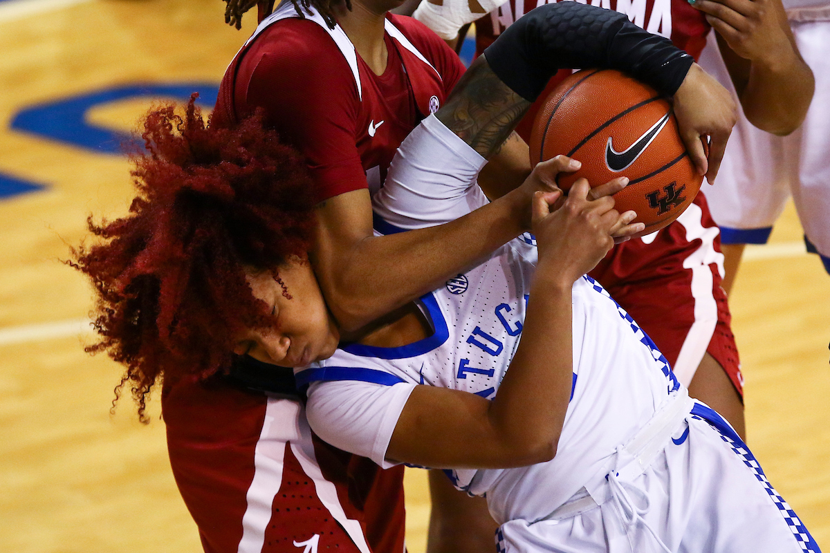 Jaida Roper.

Kentucky beat Alabama 66-62.

Photo by Grace Bradley | UK Athletics