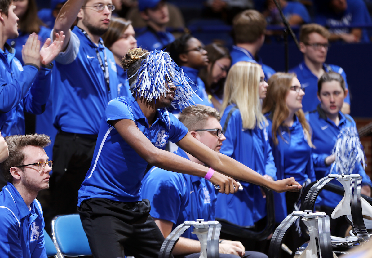 Pom Pom

The University of Kentucky women's basketball team falls to South Carolina on Sunday, January 21, 2018 at Rupp Arena. 

Photo by Britney Howard | UK Athletics