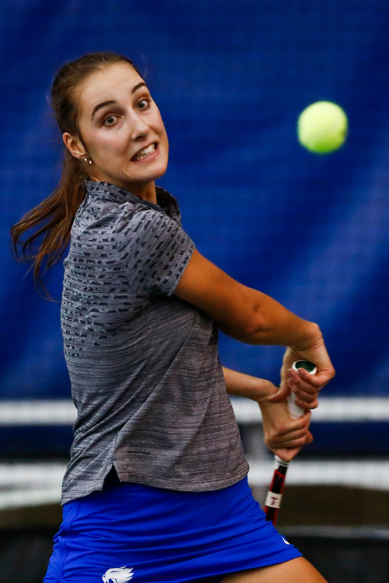Anastasia Tkachenko.

Kentucky beats South Florida 4-0.

Photo by Hannah Phillips | UK Athletics
