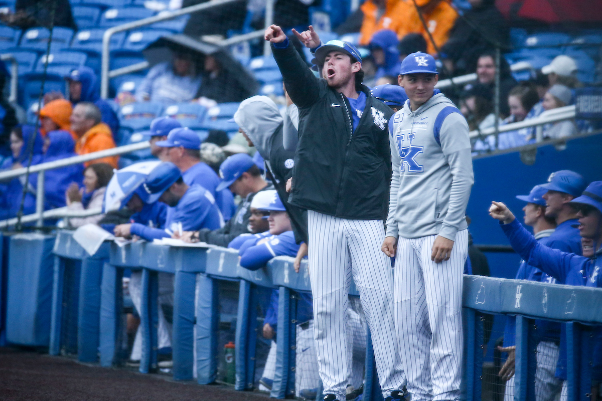 James McCoy.

Kentucky loses to Tennessee 7-2.

Photo by Sarah Caputi | UK Athletics