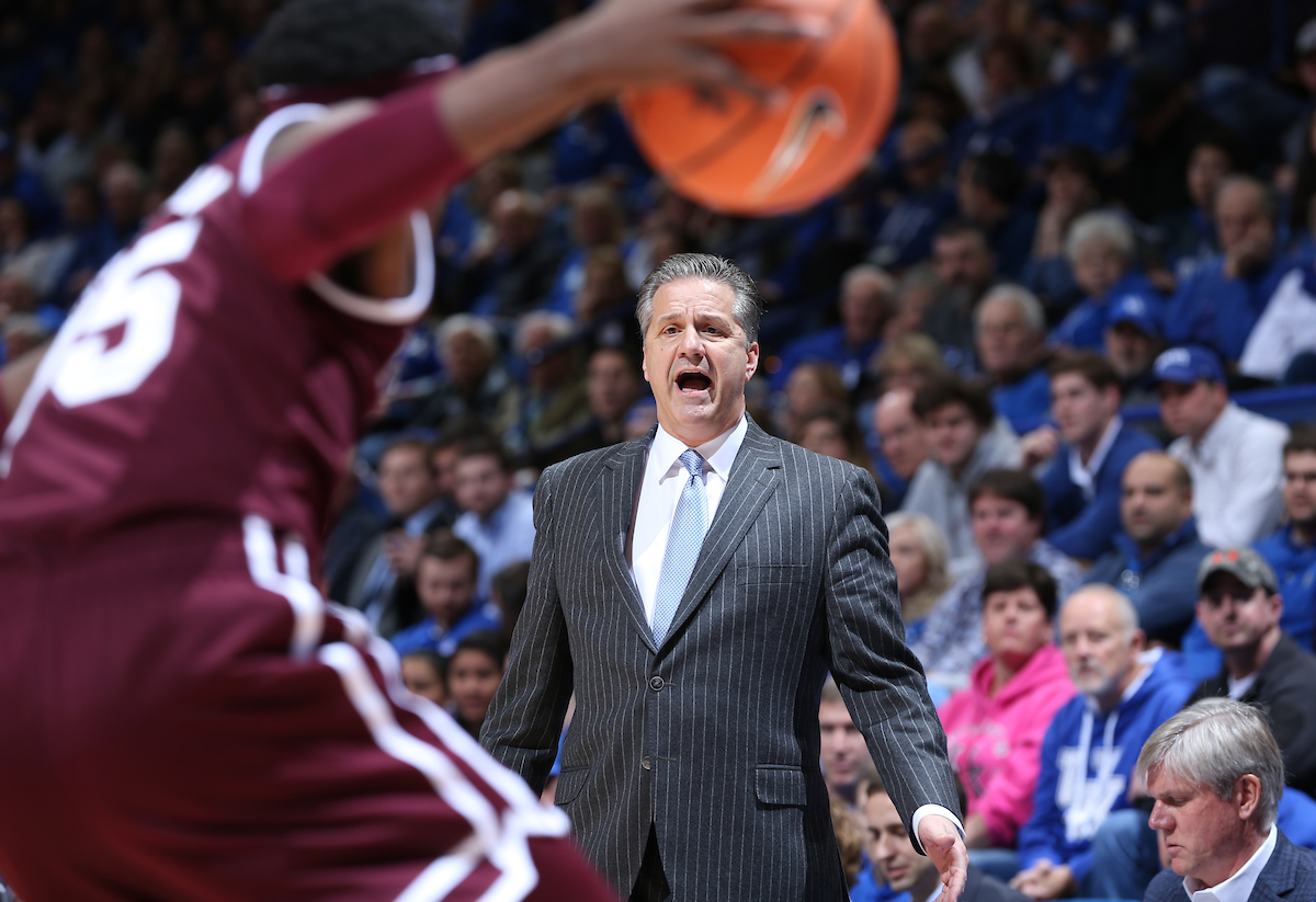 John Calipari

The University of Kentucky men's basketball team defeats Mississippi State 78-65 on Tuesday, January 23, 2017, in Lexington's Rupp Arena.


Photo By Barry Westerman | UK Athletics