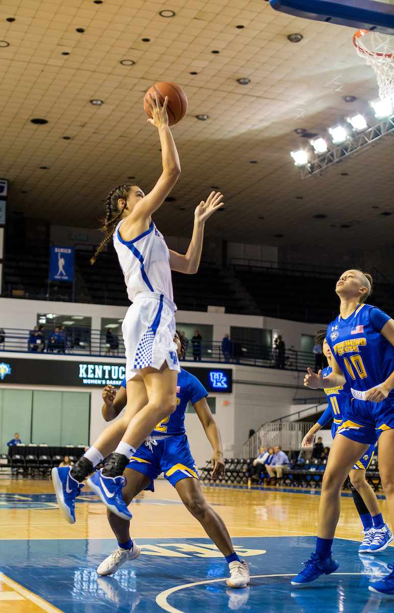 Maci Morris

UK women's basketball beats Morehead State. 

Photo by Maddie Baker  | UK Athletics