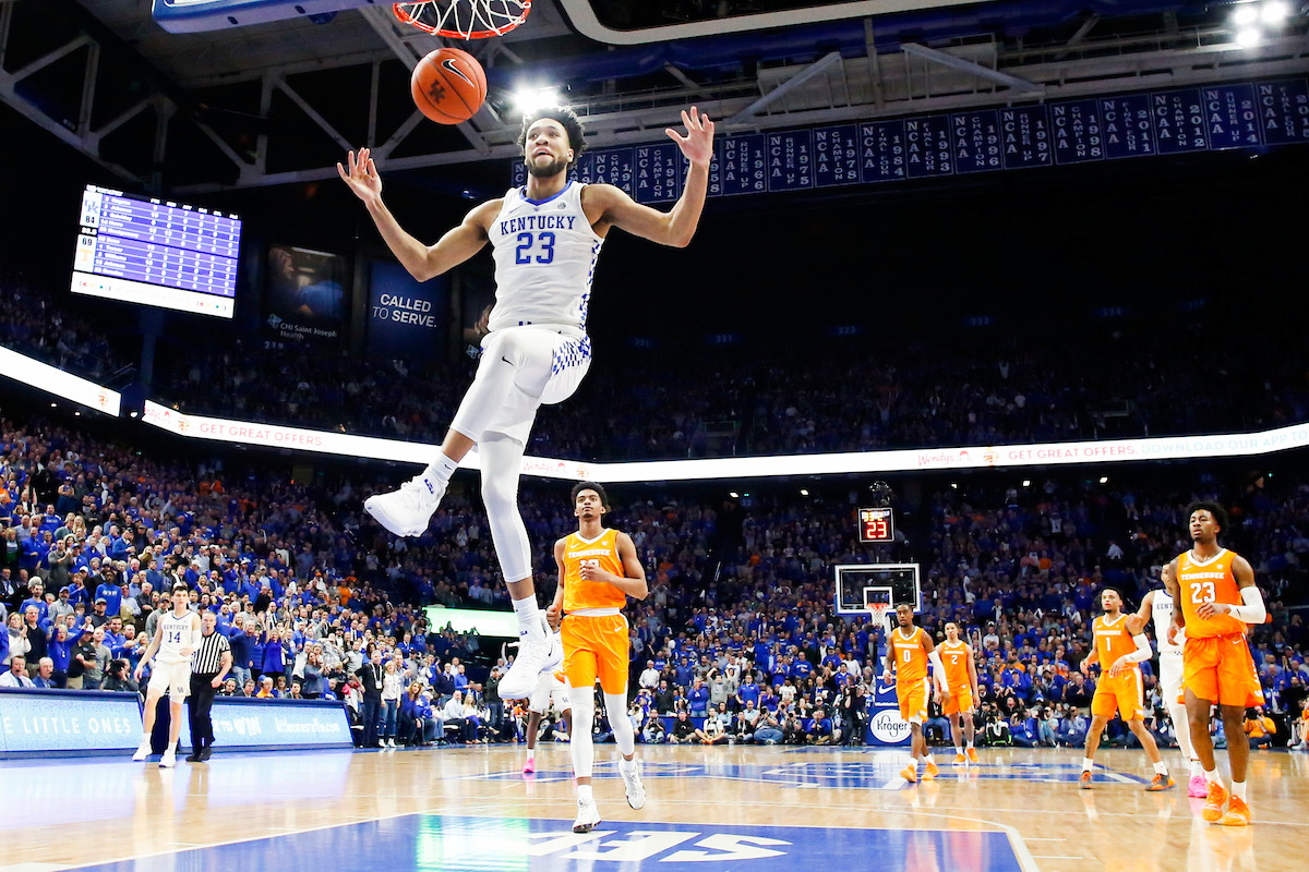 EJ Montgomery.

Kentucky beat Tennessee 86-69.

Photo by Chet White | UK Athletics