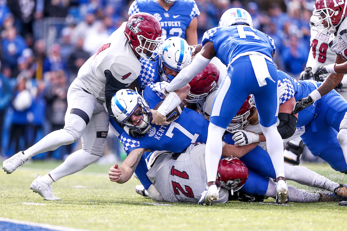 Will Levis.

Kentucky beat New Mexico State 56-16.

Photo by Sarah Caputi | UK Athletics