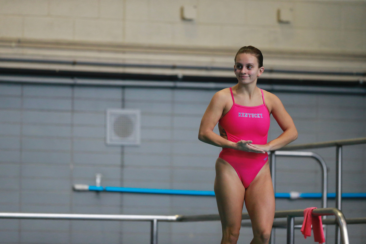 Emma Dellmore.

Kentucky Swim & Dive vs. South Carolina & Ohio.

Photo by Noah J. Richter | UK Athletics