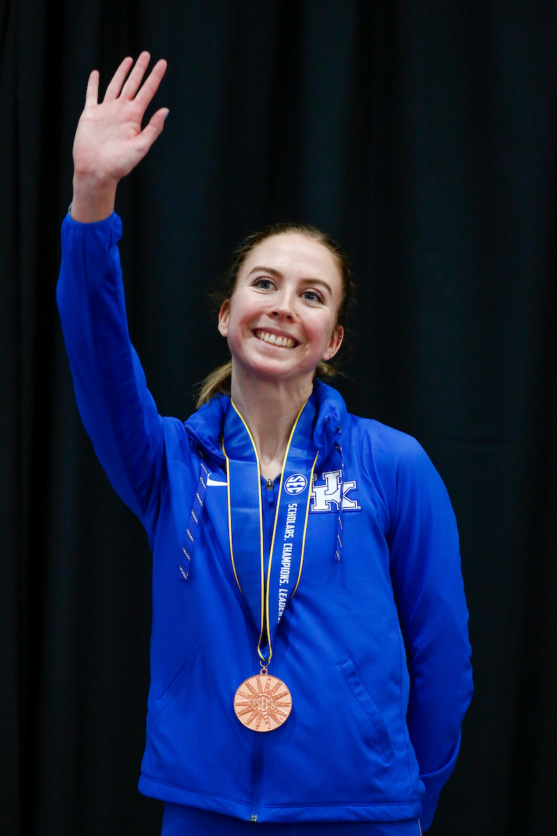 Ellen Ekholm.

Day two of the 2019 SEC Indoor Track and Field Championships.

Photo by Chet White | UK Athletics