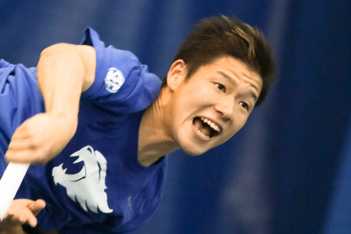 Kento Yamada. 

Kentucky men's tennis hosts Kennesaw State this Sunday afternoon.

Photo by Eddie Justice | UK Athletics
