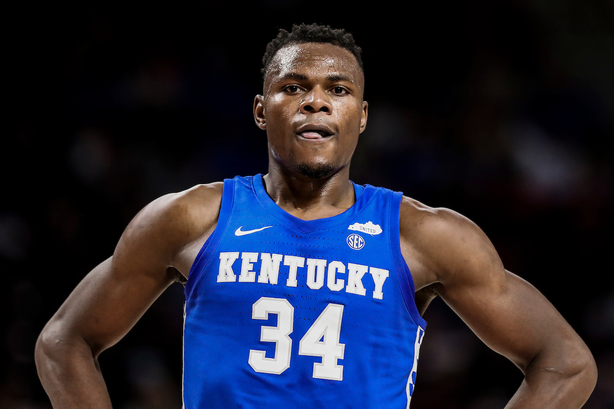 Oscar Tshiebwe.

Kentucky beat South Carolina 86-76.

Photos by Chet White | UK Athletics