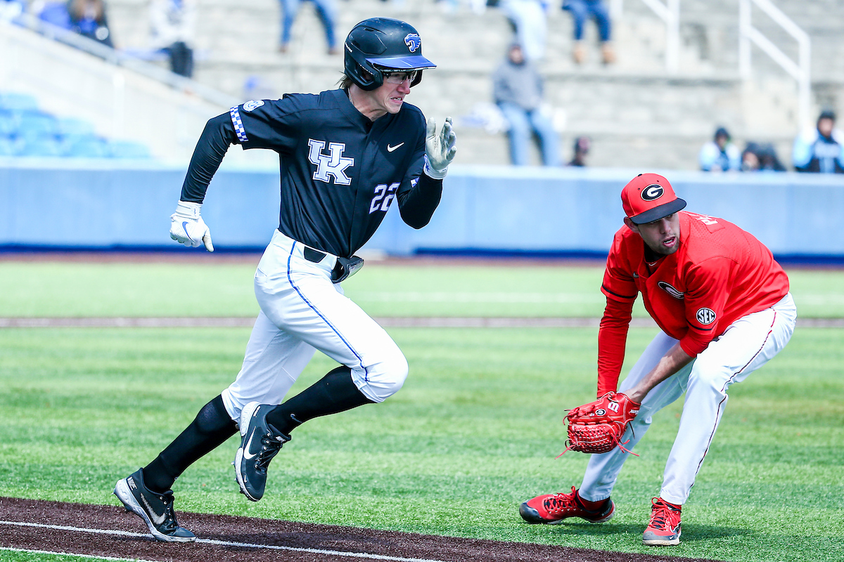 John Thrasher.

Kentucky defeats Georgia 18-5.

Photo by Sarah Caputi | UK Athletics