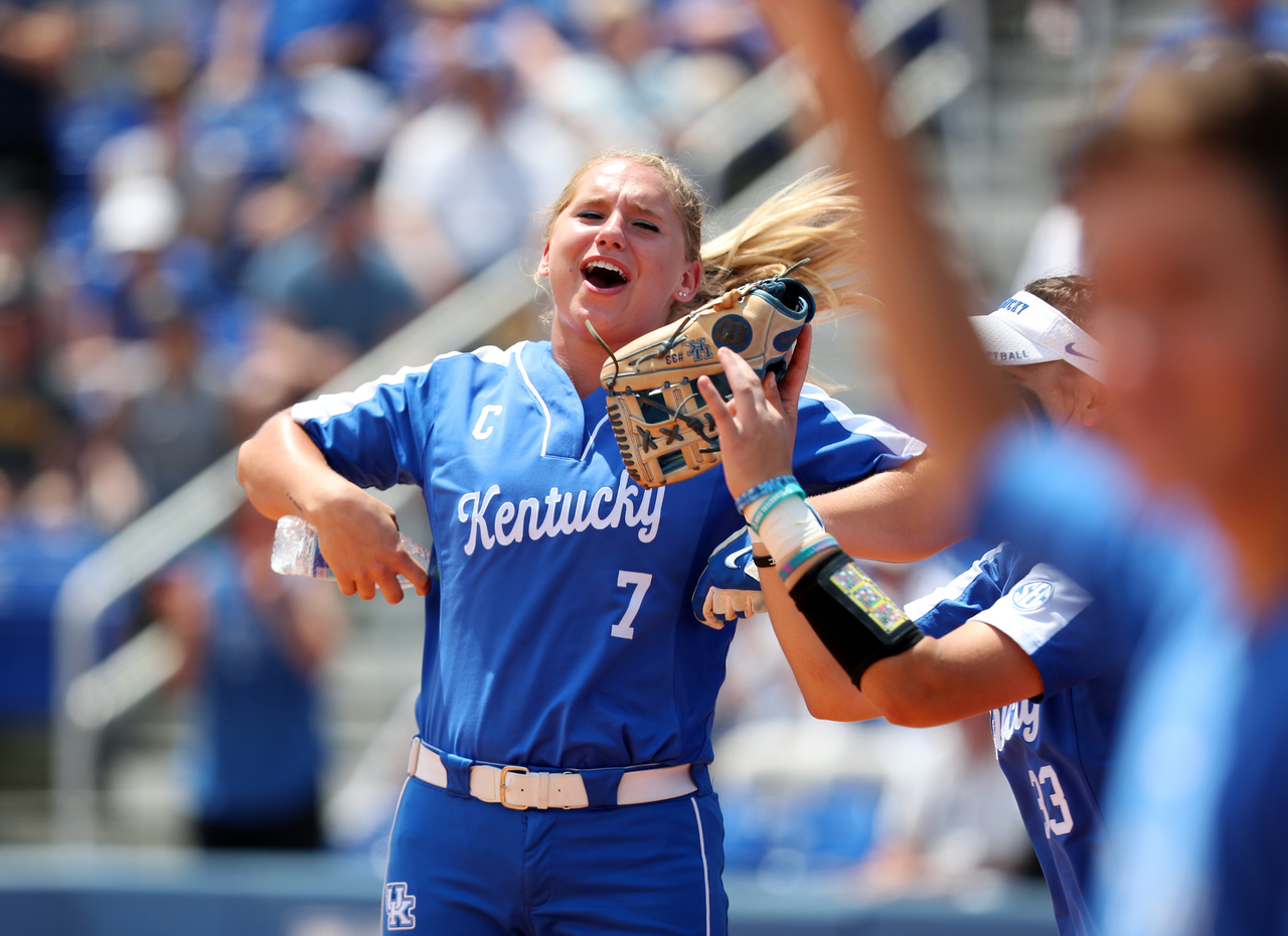 Autumn Humes
Softball beat Virginia Tech 8-1 in the second game of the NCAA Regional Tournament.

Photo by Britney Howard | UK Athletics