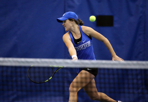 Emily Fanning
The University of Kentucky women's tennis team falls to North Western on Friday, January 26, 2018 at Boone Tennis Center.
Photo by Britney Howard | UK Athletics