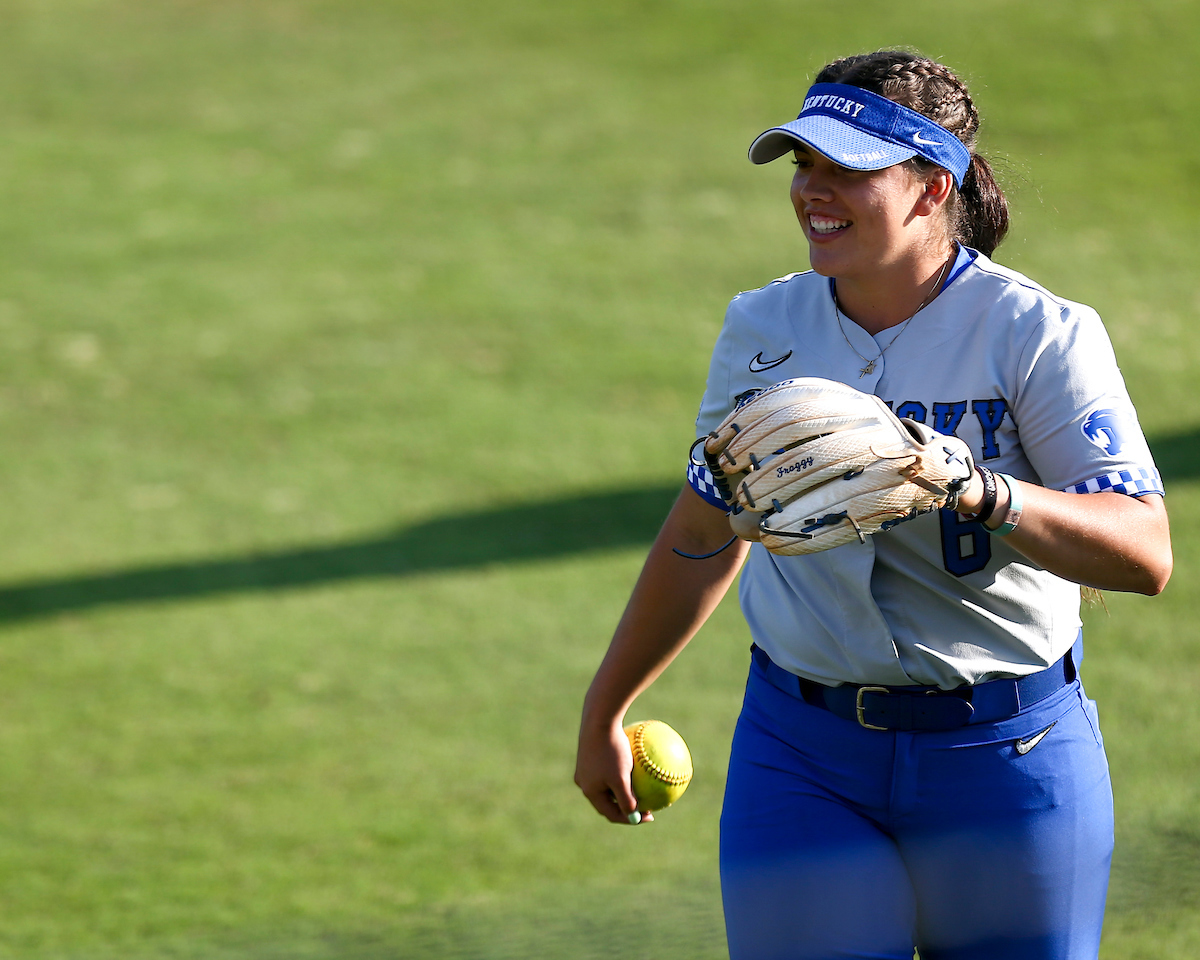 Victoria Frogoso.

Kentucky defeats Miami of Ohio 15-1.

Photo by Grace Bradley | UK Athletics