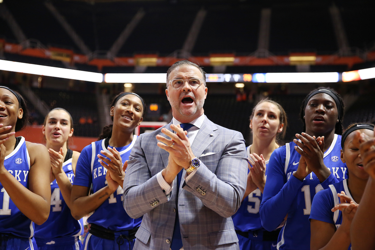 Matthew Mitchell
The UK Women's Basketball team beats Tennessee 73-71. 

Photo by Britney Howard  | UK Athletics