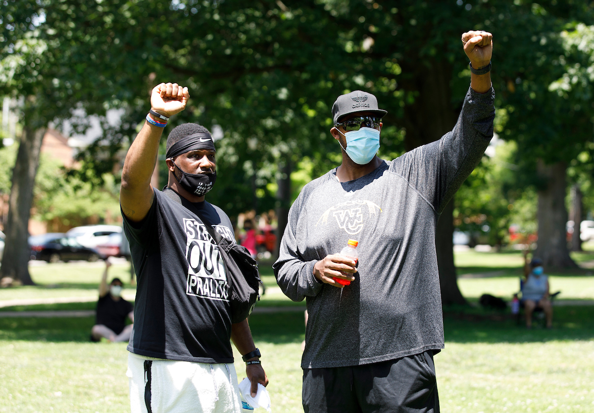 Walk Forward rally on June 13, 2020. Photo by Mark Cornelison | UKphoto