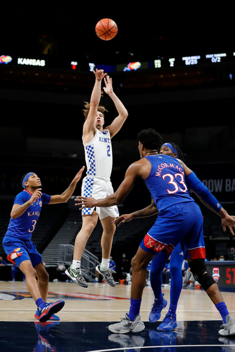 Devin Askew.

Kentucky falls to Kansas, 65-62, in the State Farm Champions Classic.

Photo by Chet White | UK Athletics