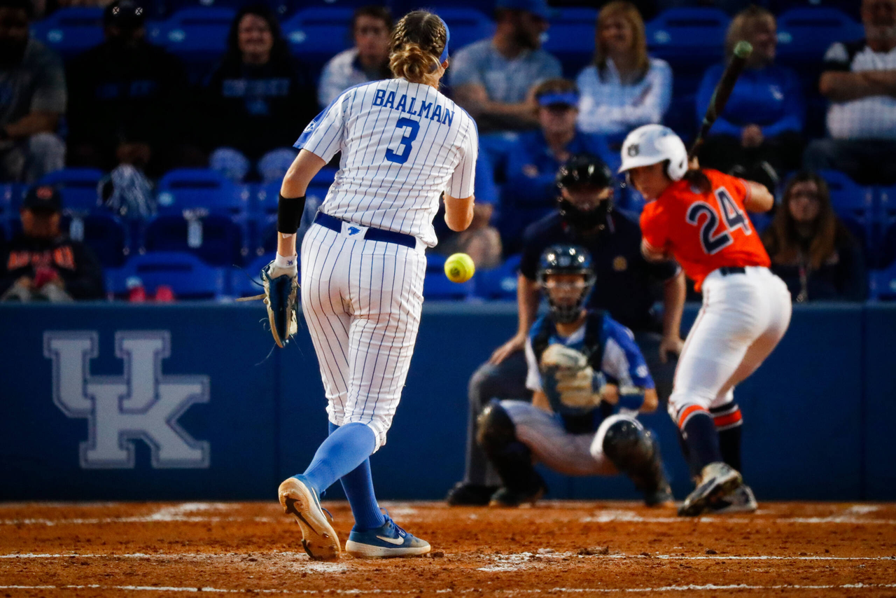Grace Baalman.

Kentucky beat Auburn 7-0.
