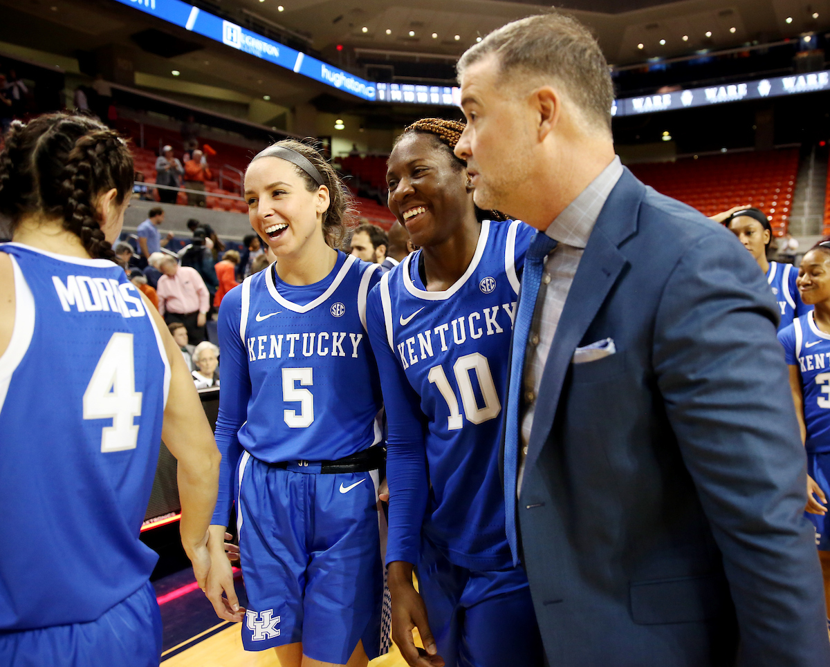 The UK Women's Basketball team beat Auburn.
Photo by Britney Howard | UK Athletics