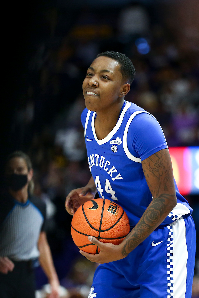 Dre’una Edwards.

Kentucky loses to LSU 78-69.

Photo by Grace Bradley | UK Athletics