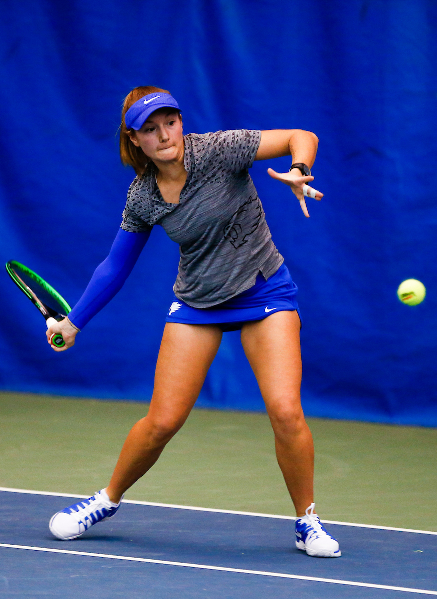 Tiphanie Fiquet.

Kentucky beats South Florida 4-0.

Photo by Hannah Phillips | UK Athletics