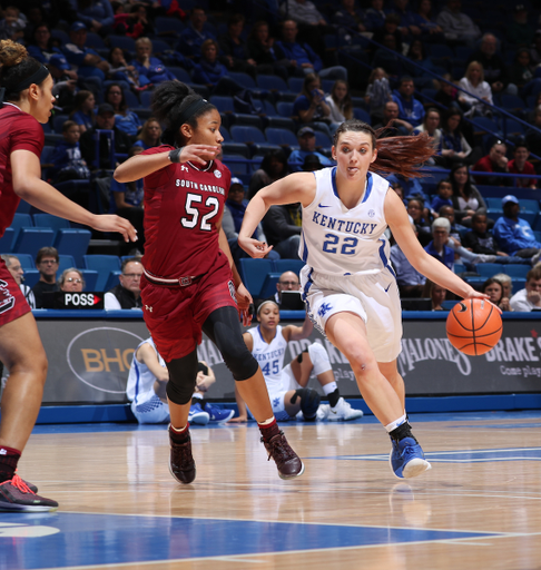 Makenzie Cann

The University of Kentucky women's basketball team falls to South Carolina on Sunday, January 21, 2018 at Rupp Arena in Lexington, Ky.

Photo by Elliott Hess | UK Athletics