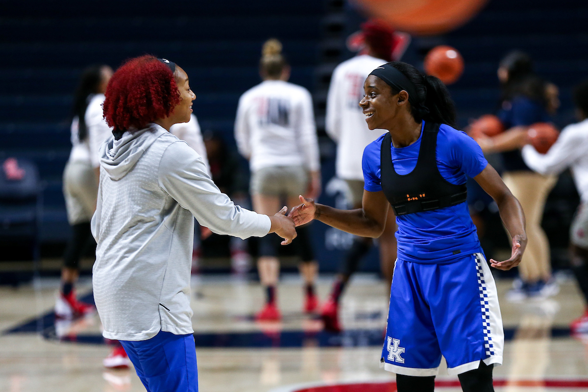 Jaida Roper. Chasity Patterson. 

Kentucky beat Ole Miss 94-52.

Photo by Eddie Justice | UK Athletics