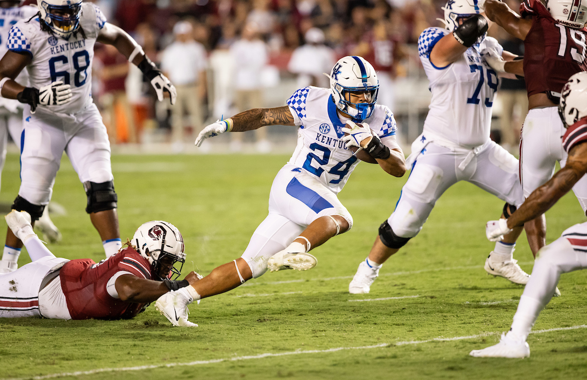 Chris Rodriguez Jr.

Kentucky beats South Carolina, 16-10.

Photo by Jacob Noger UK Athletics