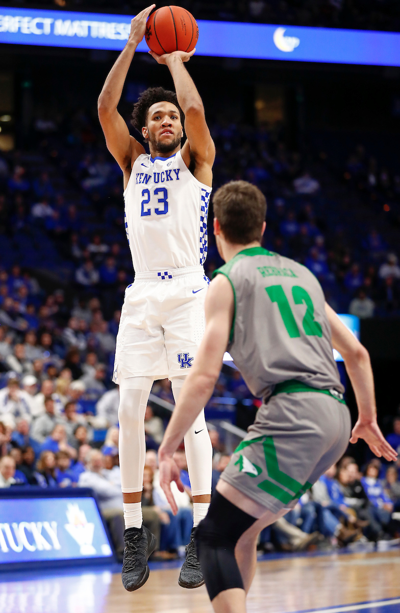 EJ Montgomery.

Men's basketball beats North Dakota 96-58.

Photo by Chet White | UK Athletics